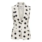 ONLY Bodywarmer 'ONLViesta' zwart / offwhite