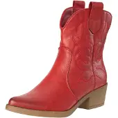 Salinyang Cowboylaarzen knalrood