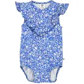 Müsli Rompertje/body blauw / wit