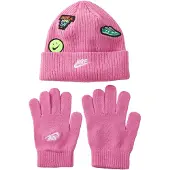 Nike Kids Nan Patch Peak Beanie Roze 4-7 Years Kinderen