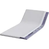 vidaXL Matras Topper Wit 120 x 200 cm Jacquard Stof