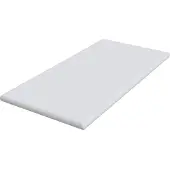 vidaXL Matras Topper Wit 90 x 190 cm Jacquard Stof