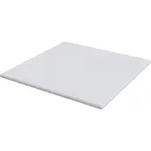vidaXL Matras Topper Wit 200 x 200 cm Jacquard Stof
