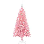vidaXL Kerstboom Roze 120 cm PVC