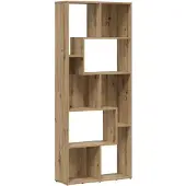 vidaXL Boekenkast Artisan Eiken 67x24x161 cm Bewerkt Hout