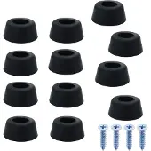 INF Ronde meubelpoten met schroeven, 50 stuks 1.5x1.2x0.8 cm