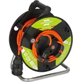 Brennenstuhl Garant G Bretec IP44 tuinkabelhaspel van gerecycled kunststof | 38 + 2m | AT-N05V3V3-F3G1.5 - 1188500