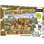 Nathan Puzzle 150 pièces Les espèces de dinosaures