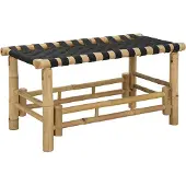 vidaXL Tuinbank 80 x 38 x 40 cm Bamboe Naturel Rechthoekig