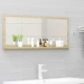 OEM Houten spiegel voor de badkamer