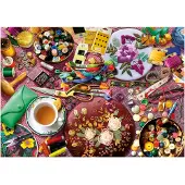 Educa legpuzzel The Sewing Table 2000 stukjes nostalgie volwassenen.