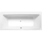 Hak Handelsagentur Koch Kvadra Rechthoekig bad met steun. Lijst 170x80x47cm, Wit