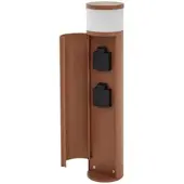 LUCANDE Buitenverlichting , Corban, dimbare, Roestbruin, Terras, Aluminium, Modern