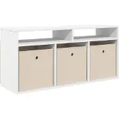 vidaXL Laagkast met lade Wit 102 x 32 x 48,5 cm