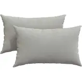 vidaXL Zitkussens 2 pcs Lichtgrijs 50 x 30 cm Stof