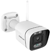 Foscam V8P wifi bewakingscamera Wit 8MP (3840x2160), wifi, geïntegreerde spot en alarmsirene