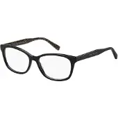 Tommy Hilfiger Zichtbril TH 2108 53/15/140 Zwart patroon bruin Acetaat monturen VROUW TH 2108