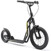 Star Scooter Autoped 16 inch + 12 inch, zwart unisex