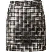 Comma Rok lichtbeige / zwart / wit