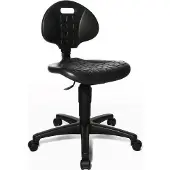 Topstar Tekenkruk Kunststof Zonder armleuning Zwart 110 kg TEC 20 5 Wieltjes