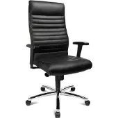 Topstar Directiestoel Synchroonmechanisme Vaste armleuning Zwart 130 kg Profi Chief 100