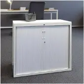 Schaffenburg Topblad voor roldeurkast 120cmx45cm, wit