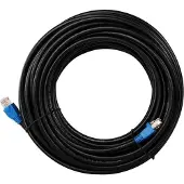 Dsit DANICOM CAT6 kabel voor buitengebruik, UTP – 40 meter – zwart