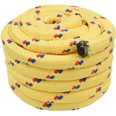 vidaXL Boottouw 3 mm 50 m Geel