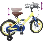 vidaXL Kinderfiets 14 Inch voor 3-5 jaar oud Geel