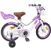 vidaXL Kinderfiets 14 Inch voor 3-5 jaar oud Paars