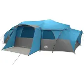 vidaXL Gezinstent met regenhoes waterdicht 18-persoons Blauw