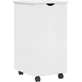 vidaXL Bureau kast set 2 st Wit Massief grenenhout