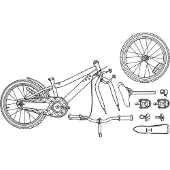 vidaXL Kinderfiets 18 Inch voor 5-7 jaar oud Wit