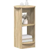 vidaXL Bijzetkast Sonoma Eik Geconstrueerd hout