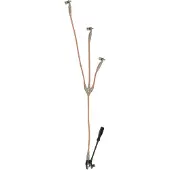 Dehn Driepolige aarding en kortsluitbeveiliging TI 25MM met M10 bouten - VSUN6NV