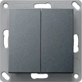 Gira 2-Gang Bluetooth Wandzender Antraciet - 246228