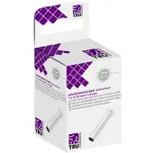 TRU COMPONENTS T1904C083 Adereindhulzen 0.75 mm² Ongeïsoleerd Zilver 500 stuk(s)