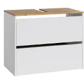 Vicco Viktor Wastafelonderkast – 80.2 x 65 cm Wit/Kunstnijverheid