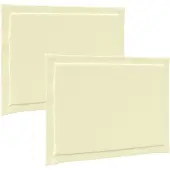 vidaXL Zitkussens 2 pcs Crème 47 x 36 x 2 cm Polyester