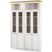 Notio Living Anita- Boekenkast in klassiek landhuisdesign van grenenhoutI WH