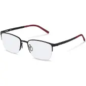 Rodenstock Bril - - R7170 - Metaal - Zwart / donkerrood - 53-19-140