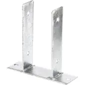 GAH Alberts U-Pfostenträger ETA-10/0210 91x200x60x50x200mm feuerverzinkt zum Aufschrauben