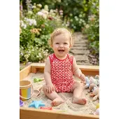 Ducksday - romper - baby - unisex - Funky Red - maat 68