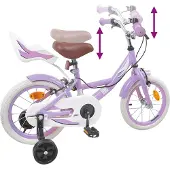 vidaXL Kinderfiets 16 Inch voor 4-6 jaar oud Paars