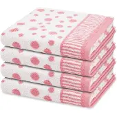 Ross Sonstiges 4 X handdoek - in set 4 pack Punkte allover