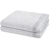 Ross Sonstiges 2 X douchehanddoek in set 2 pack Stripes