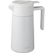Hario dubbelwandige thermoskan met keramische coating, 600 ml – Wit