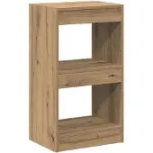 vidaXL Boekenkast/kamerscherm 40x30x72 cm artisanaal eikenkleur