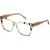 Just cavalli VJC185V 53/17/140 Glanzend transparant groen Acetaat VROUW VJC185V