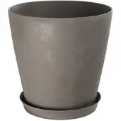 Garden ID Bloempot Swing - Kunststof - Turf - Diam.35xh34cm